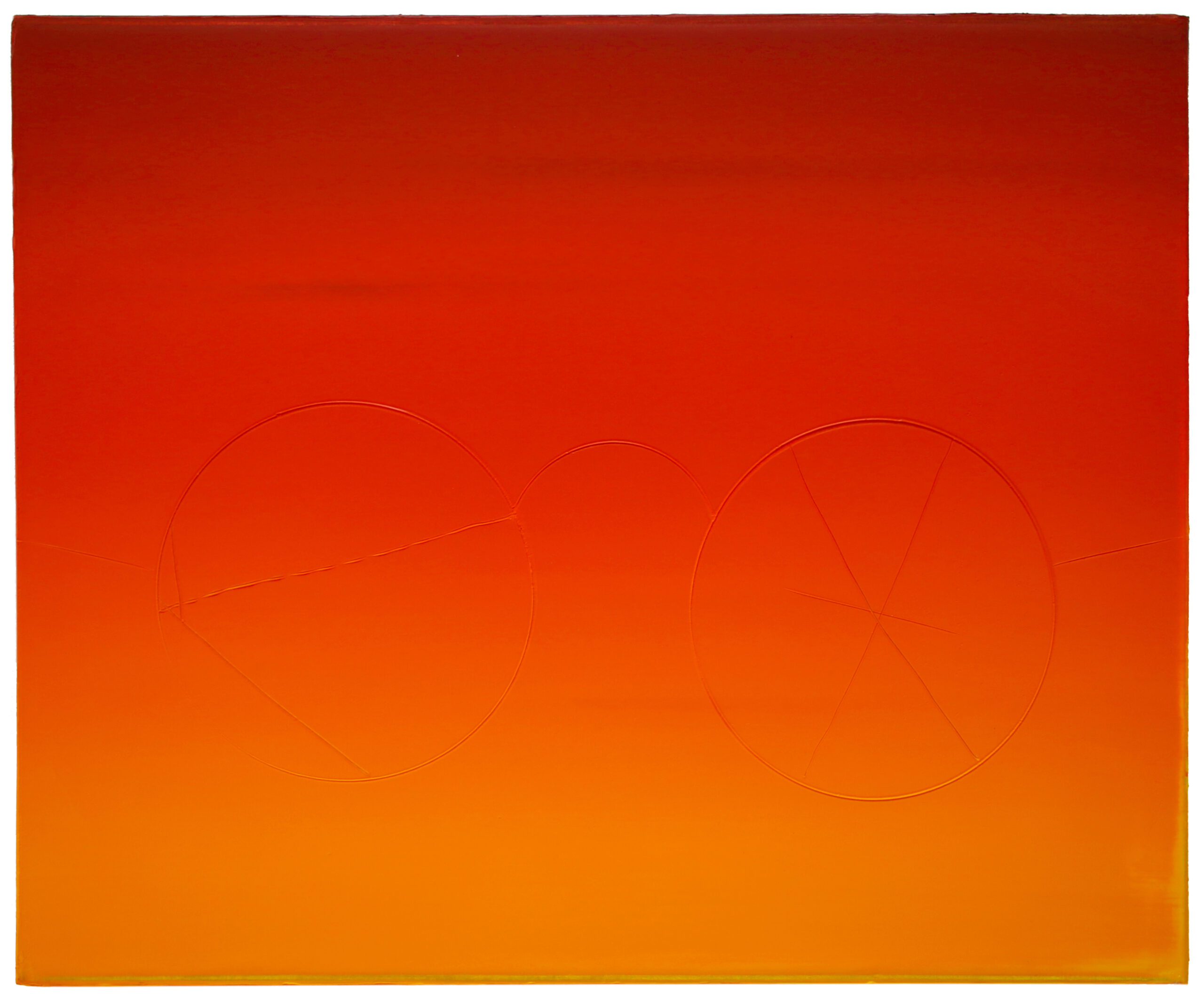 Sunset, oil on canvas 59x72 cm, 2018